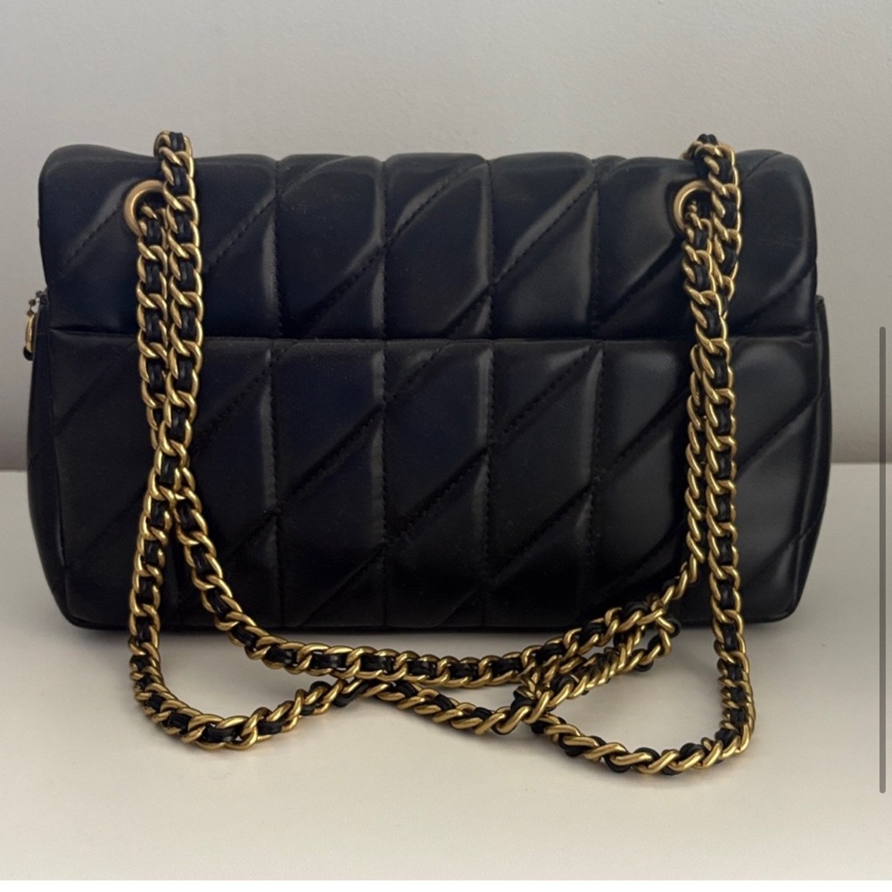Coach tabby 26 quilted black Napa leather - Picture 4 of 5